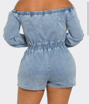 Layla Denim Romper